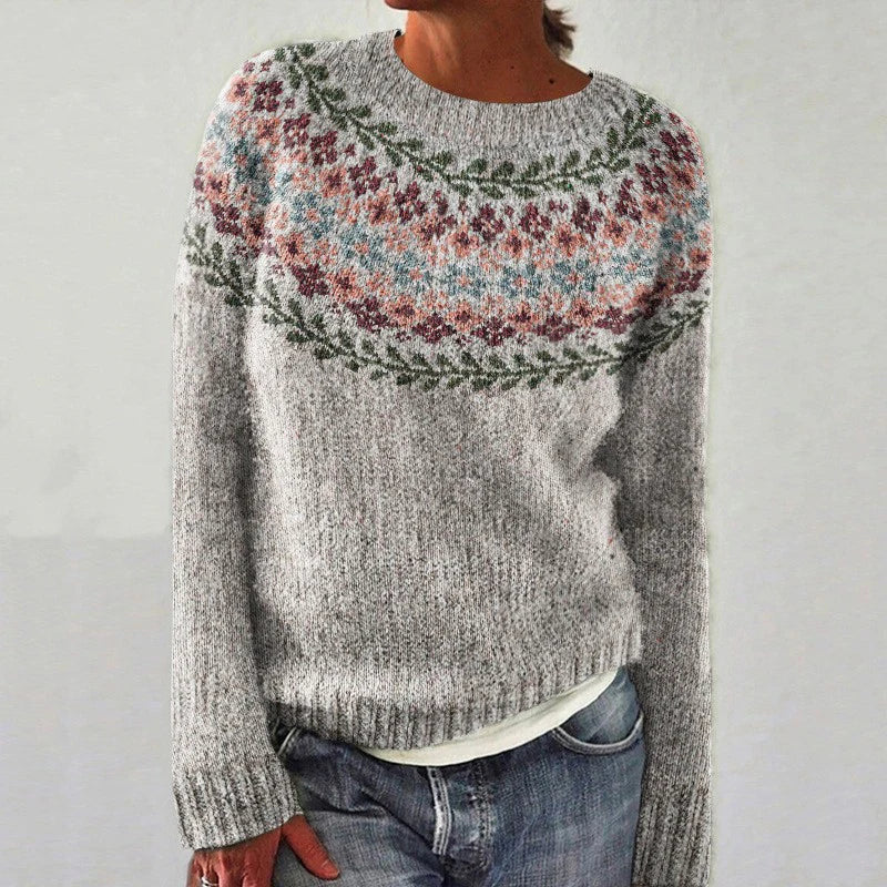 Luciele - Comfortable Retro Sweater