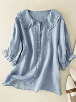 Women‘s Peter Pan Collar Shirt