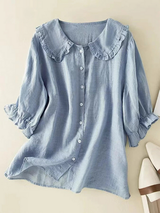 Women‘s Peter Pan Collar Shirt
