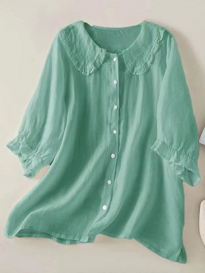 Women‘s Peter Pan Collar Shirt