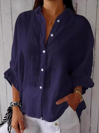 Women's   Casual Tie-back  Shirt
