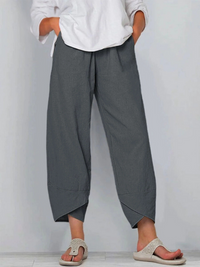 Women's Solid Color Loose Elegant Casual Simple Pants
