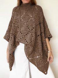 Women's Batwing Sleeve Knitted Sweater