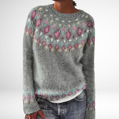 Natcha | Retro fall sweater