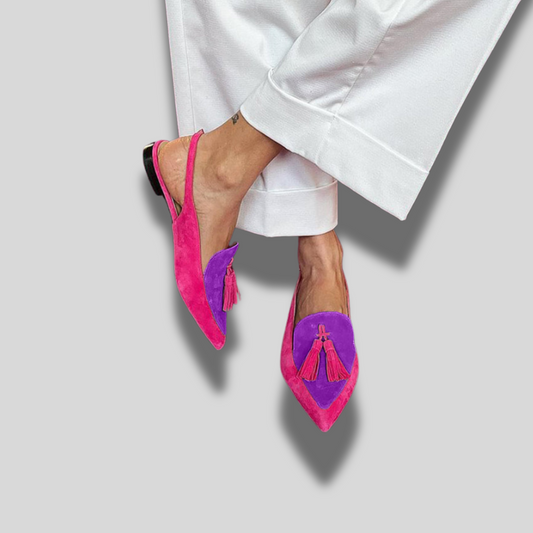 Susan™ – Women's Fringe Ankle Ballerinas