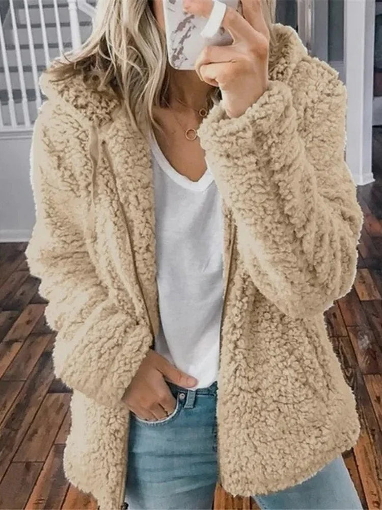 Hooded Woolen Coat