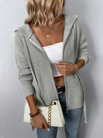 Women's Sweater Hooded Cardigan Jacket