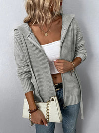 Women's Sweater Hooded Cardigan Jacket