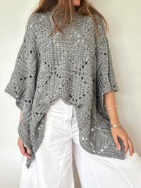 Women's Batwing Sleeve Knitted Sweater