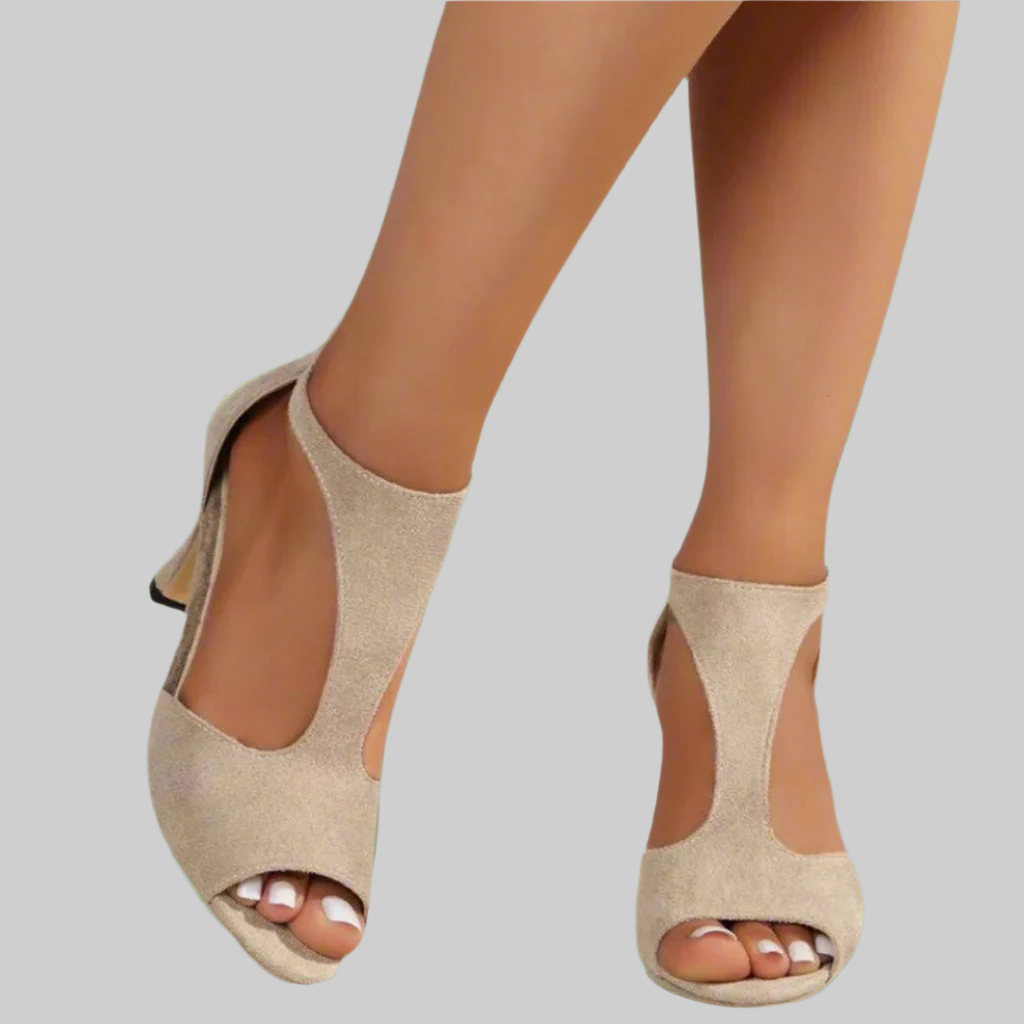 Pamela™ | Elegant and Comfortable Heeled Sandals