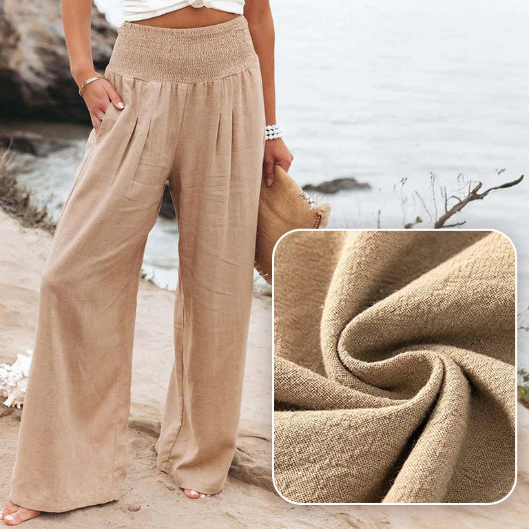 Ubud - High waist cotton pants