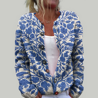 Silvana | Cardigan with floral print