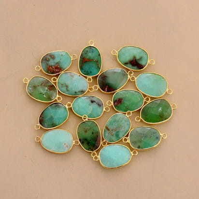 Natural Green Jade Jasper and Moss Agate Wrap Bracelet