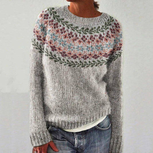 Luciele - Comfortable Retro Sweater