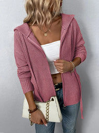 Women's Sweater Hooded Cardigan Jacket