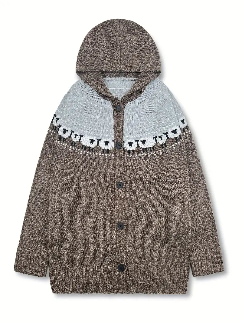 Kyrisa™ | Casual Forest Pattern Cardigan