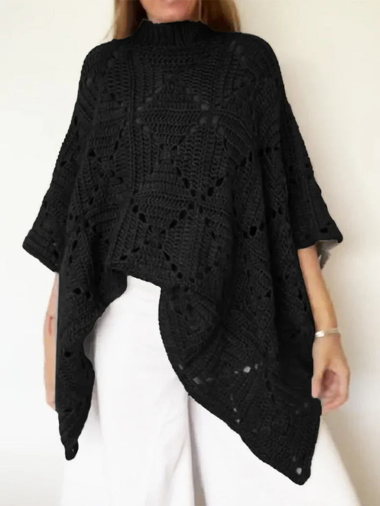 Women's Batwing Sleeve Knitted Sweater