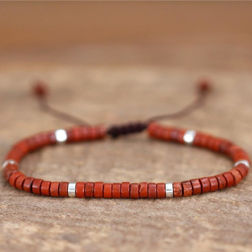 Natural Stone Boho Bead Bracelets