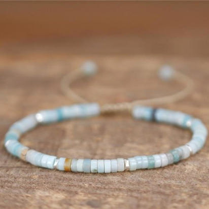 Natural Stone Boho Bead Bracelets