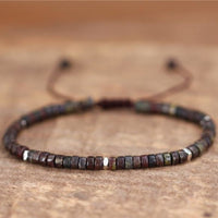 Natural Stone Boho Bead Bracelets