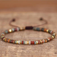 Natural Stone Boho Bead Bracelets