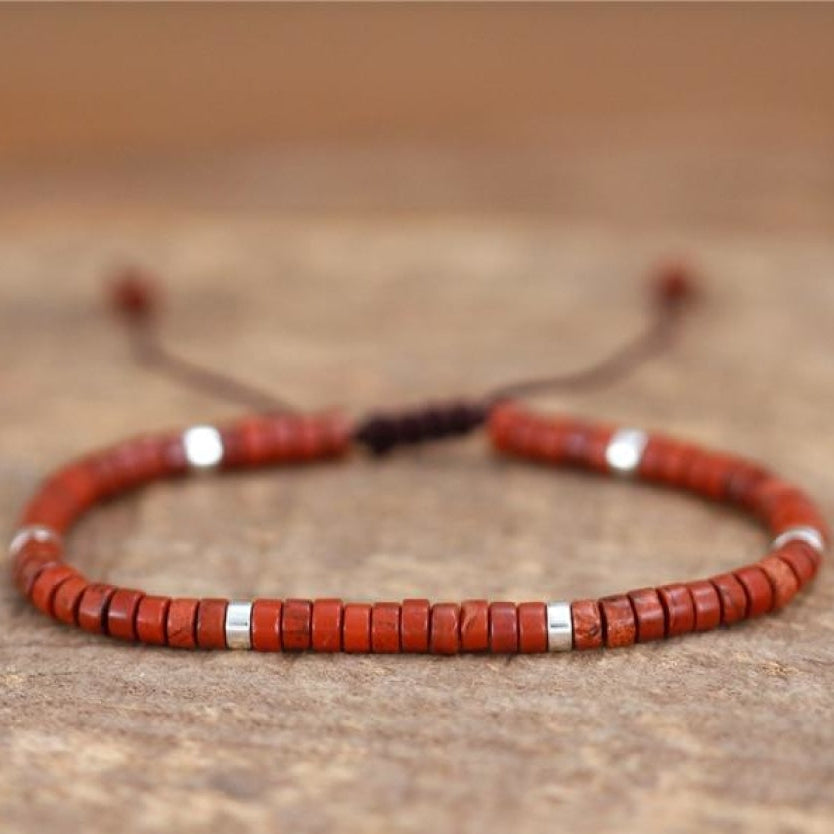 Natural Stone Boho Bead Bracelets