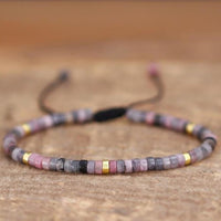 Natural Stone Boho Bead Bracelets