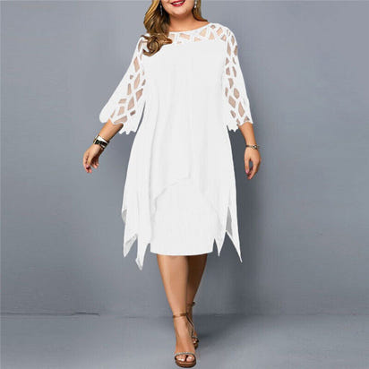 Jamie | Chic Plus Size Midi Dress